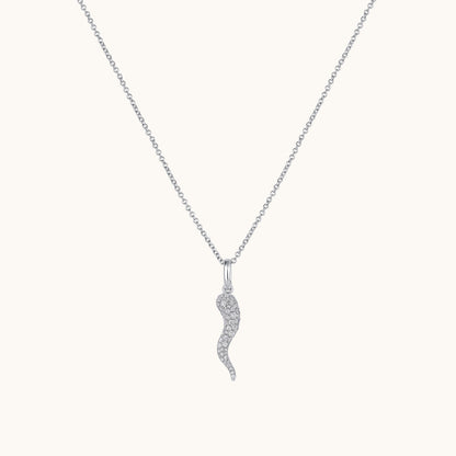 Pave Diamond Cornicello Pendant - Happy Jewelers Fine Jewelry Lifetime Warranty