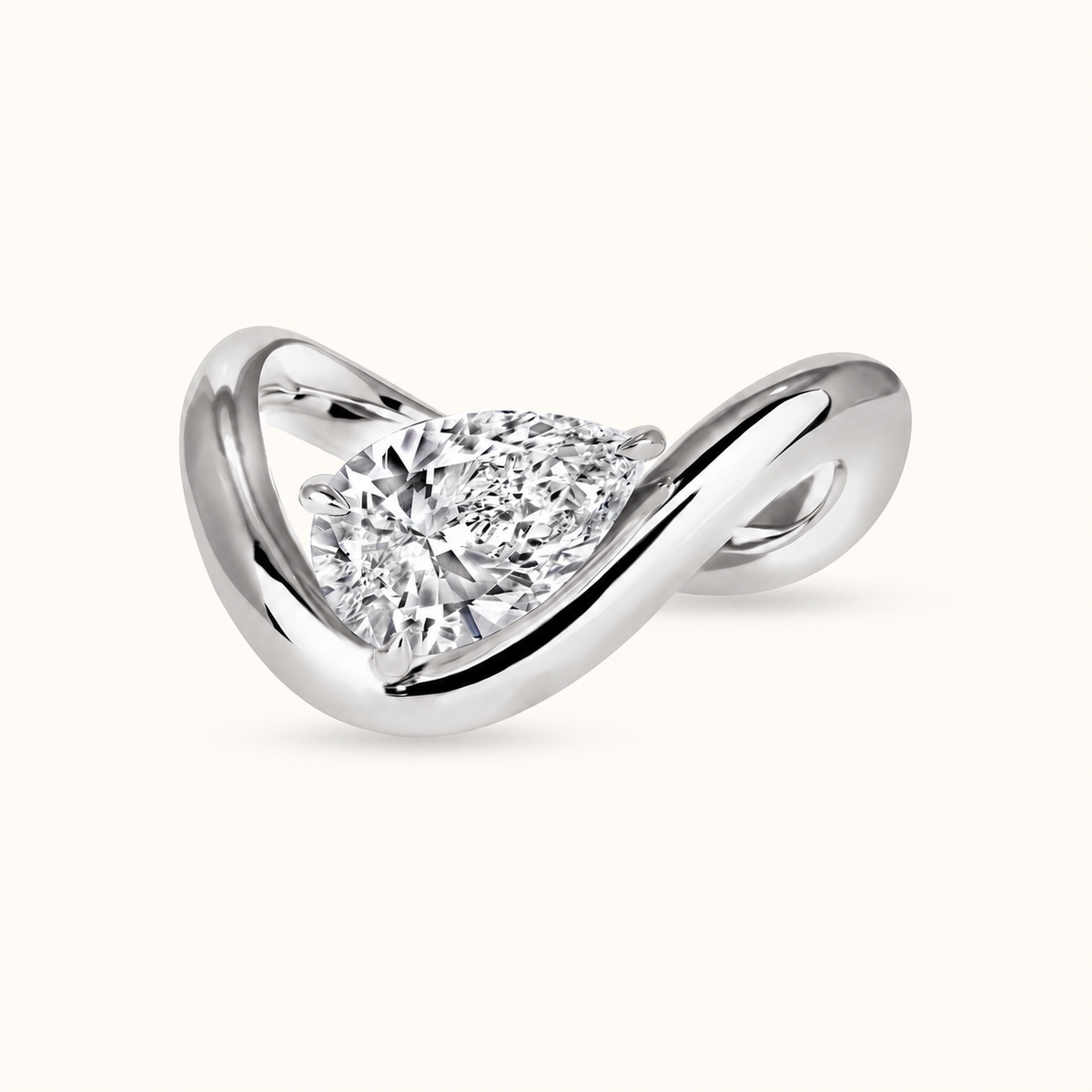 Pear Motion Pinky Ring