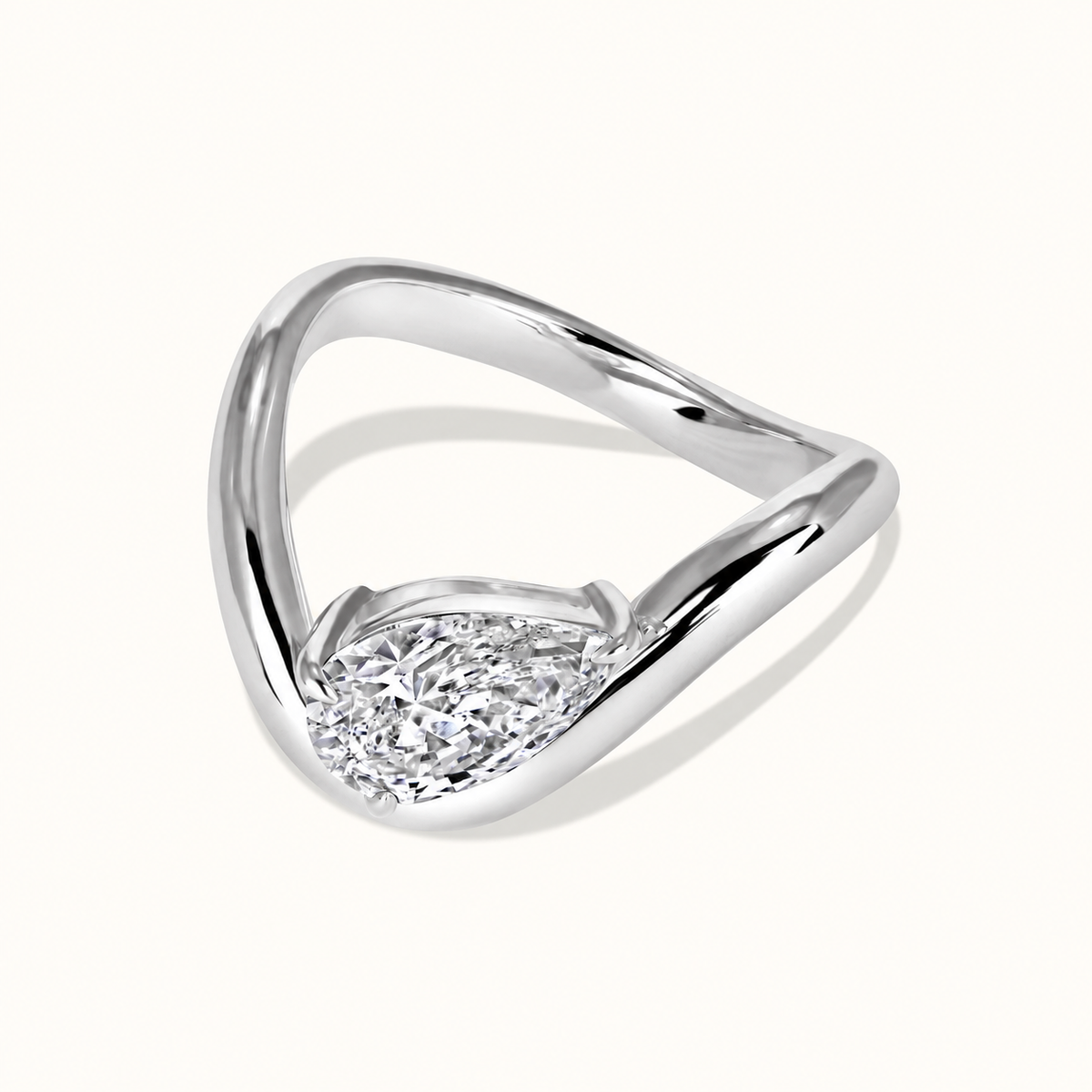 Pear Motion Pinky Ring