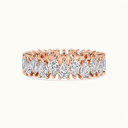 Pear Shape Diamond Eternity Band