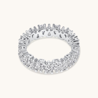 Pear Shape Diamond Eternity Band