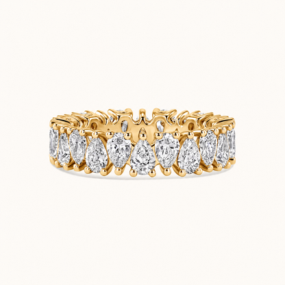 Pear Shape Diamond Eternity Band