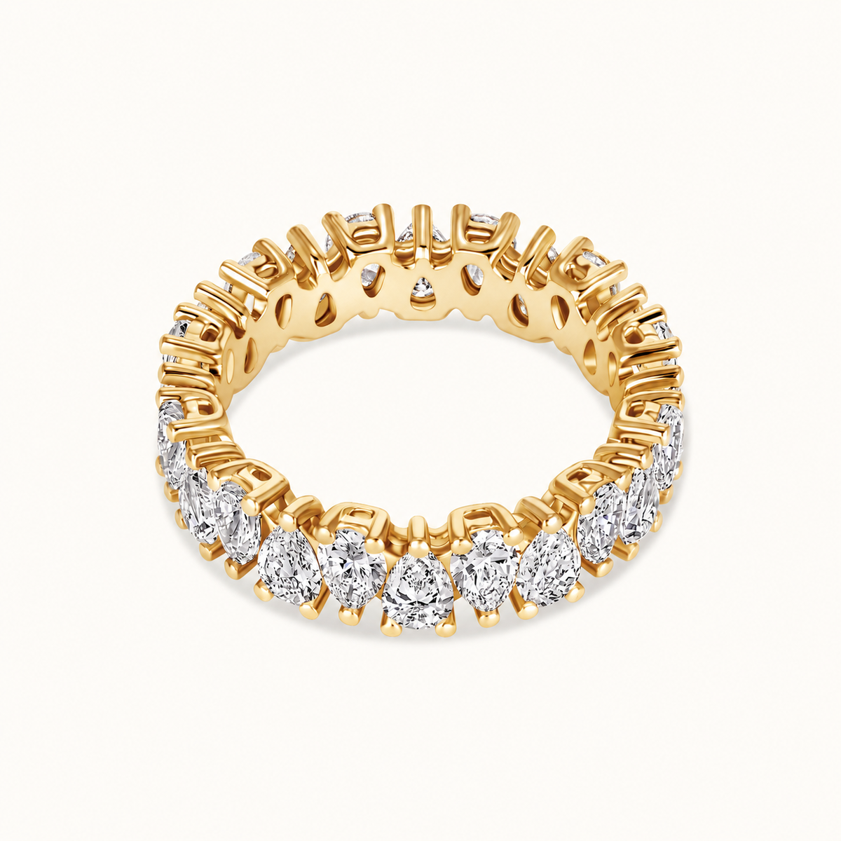 Pear Shape Diamond Eternity Band