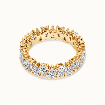 Pear Shape Diamond Eternity Band