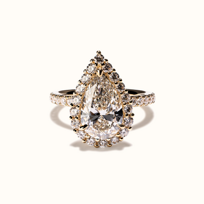 2.11 Pear Lab Diamond Engagement Ring - Happy Jewelers Fine Jewelry Lifetime Warranty