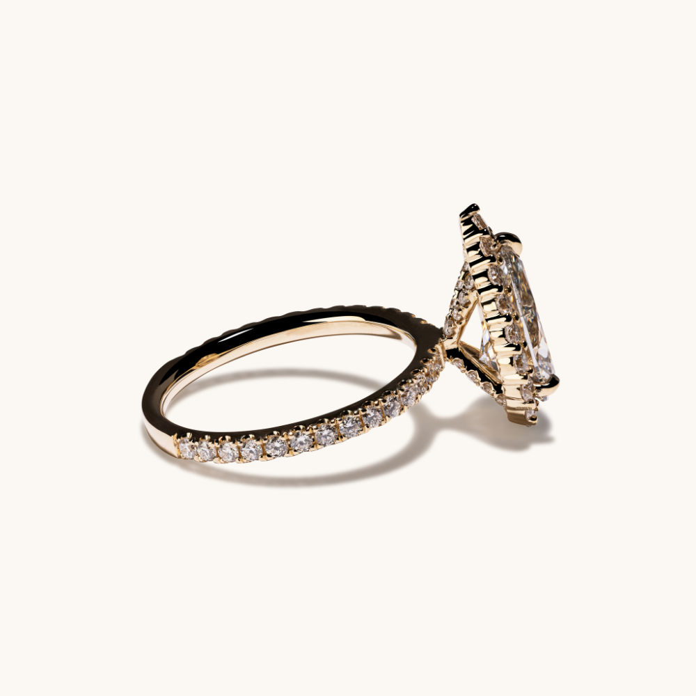 2.11 Pear Lab Diamond Engagement Ring - Happy Jewelers Fine Jewelry Lifetime Warranty