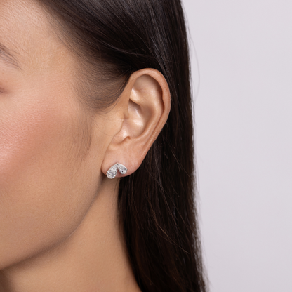 Pear Lab Diamond Toi et Moi Stud Earrings - Happy Jewelers Fine Jewelry Lifetime Warranty