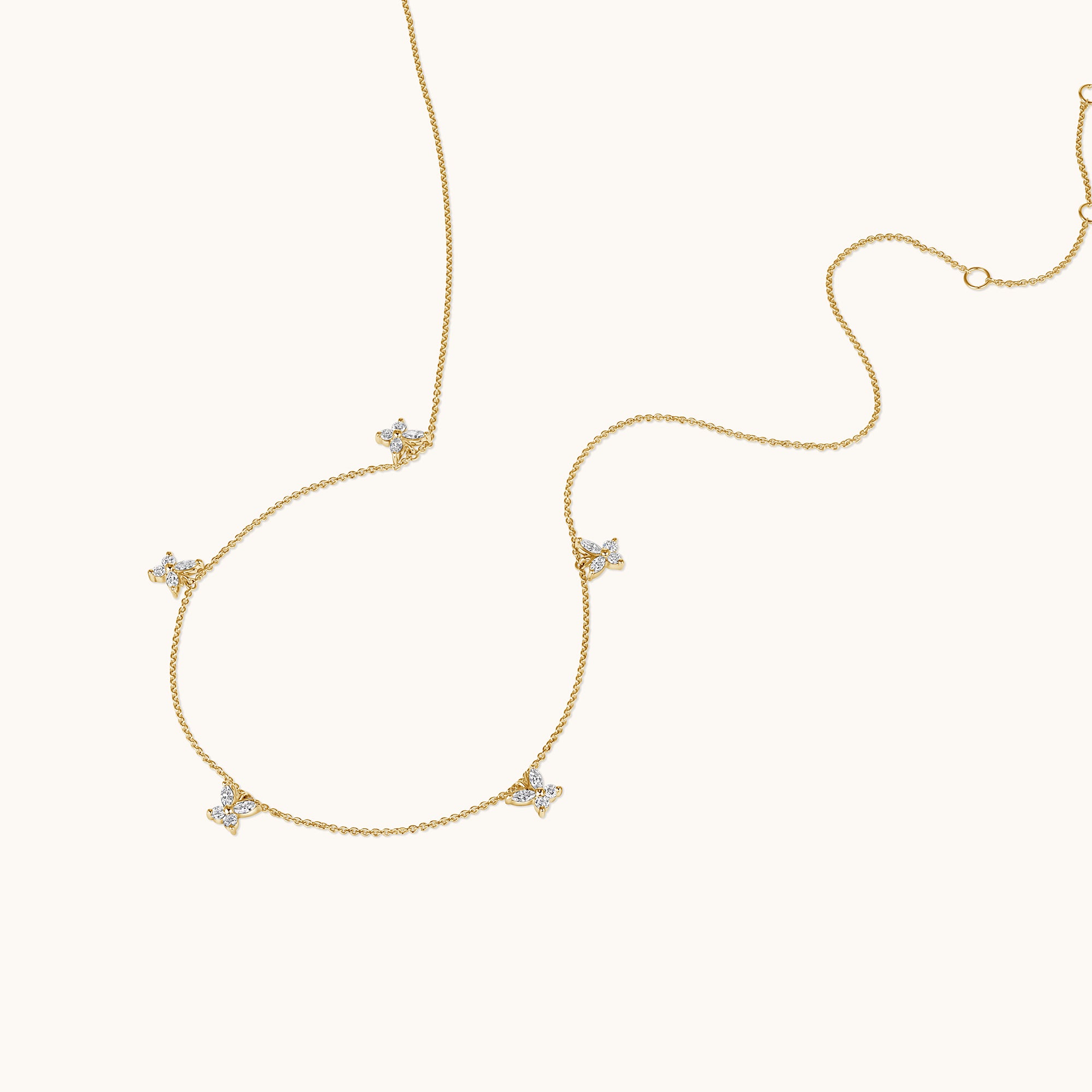 Petite Butterfly Diamond Necklace - Happy Jewelers Fine Jewelry Lifetime Warranty