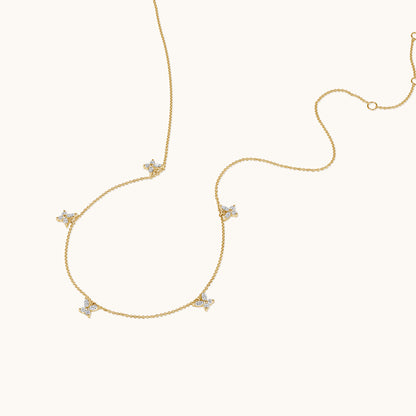 Petite Butterfly Diamond Necklace - Happy Jewelers Fine Jewelry Lifetime Warranty