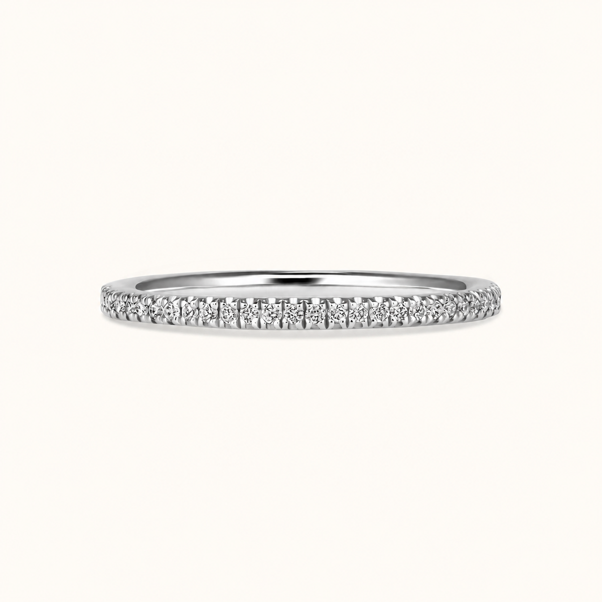 Petite Halfway Diamond Band