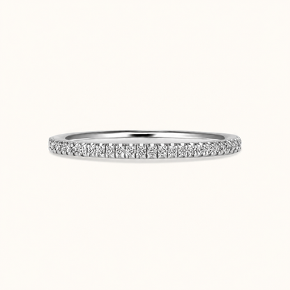 Petite Halfway Diamond Band