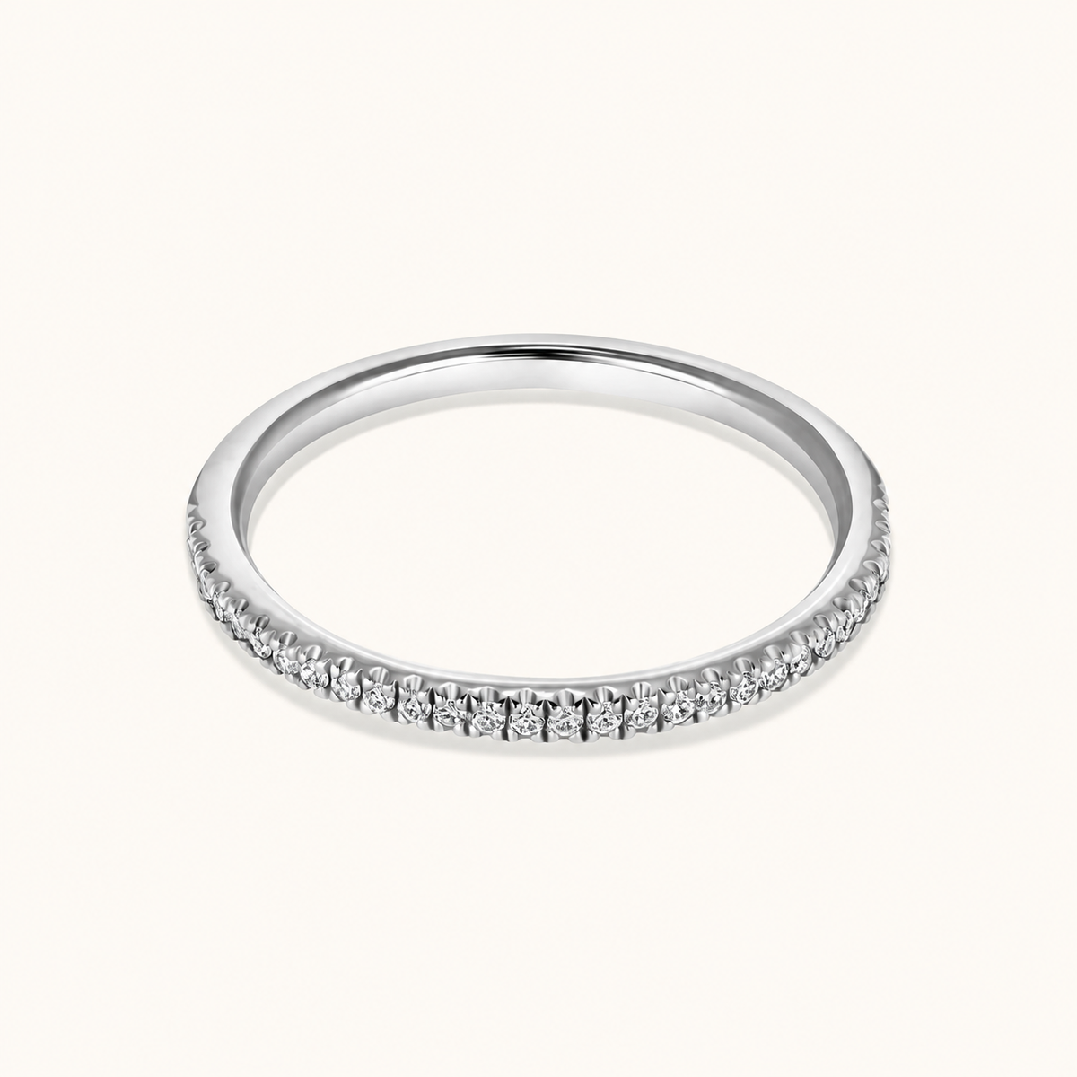 Petite Halfway Diamond Band