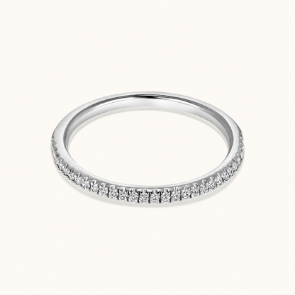 Petite Halfway Diamond Band