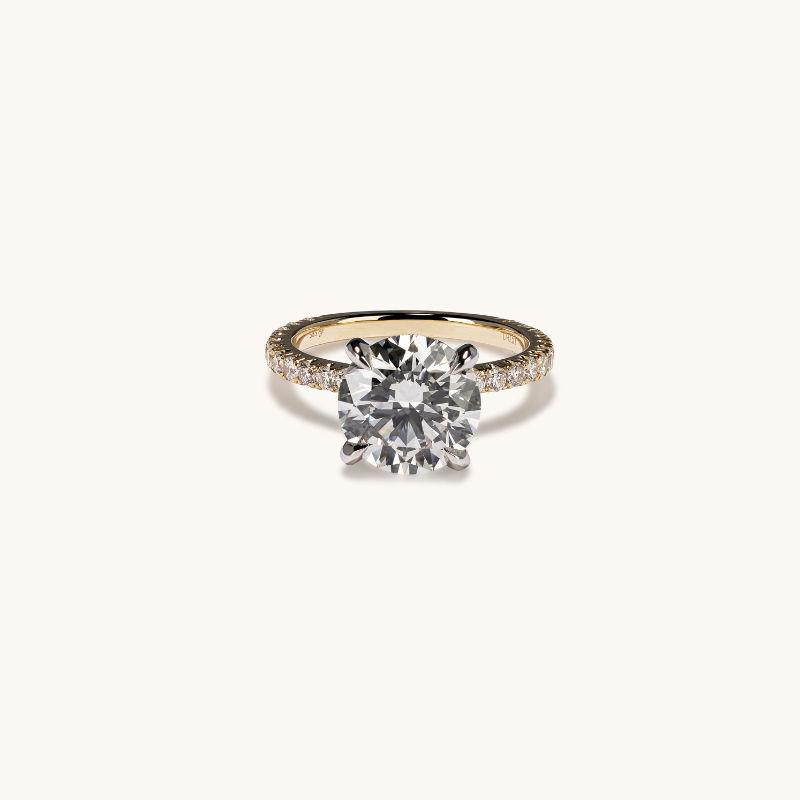 2.13 Round Lab Diamond Engagement Ring