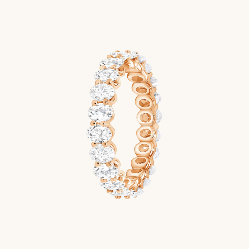 Diamond Oval Eternity Band