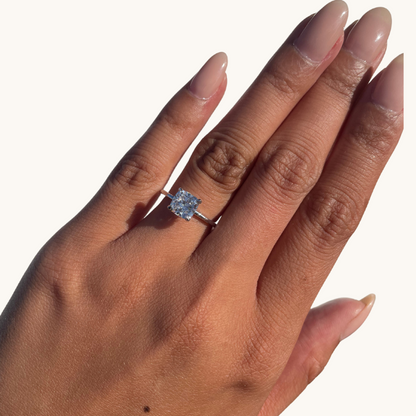 1.58 Square Cushion Lab Diamond Engagement Ring - Happy Jewelers Fine Jewelry Lifetime Warranty