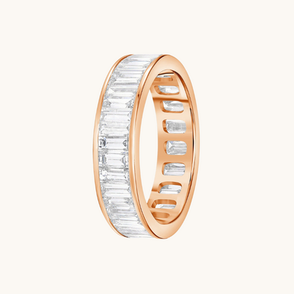 Diamond Baguette Eternity Band - Happy Jewelers Fine Jewelry Lifetime Warranty