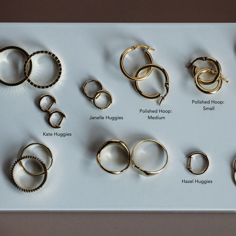 Polished Hoop Earrings