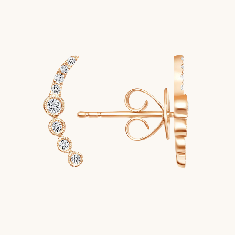 The Diamond Ear Climber Earrings