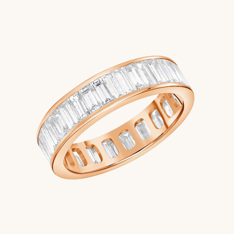 Diamond Baguette Eternity Band - Happy Jewelers Fine Jewelry Lifetime Warranty