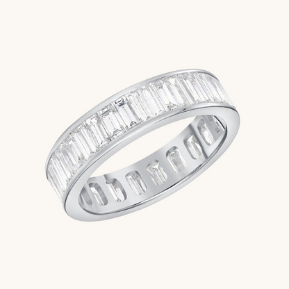 Diamond Baguette Eternity Band - Happy Jewelers Fine Jewelry Lifetime Warranty