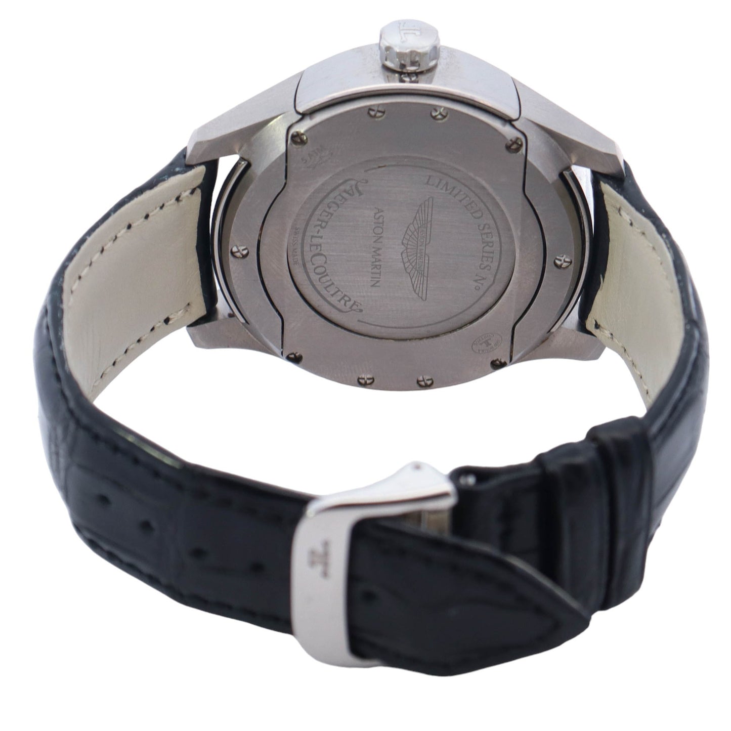 Jaeger-LeCoultre AMVOX Titanium & Steel 44mm Silver Roman Dial Watch Reference# Q192T440