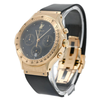 Hublot Vintage Classic Fusion Chronograph Rose Gold 33mm Black Dial Watch - Happy Jewelers Fine Jewelry Lifetime Warranty