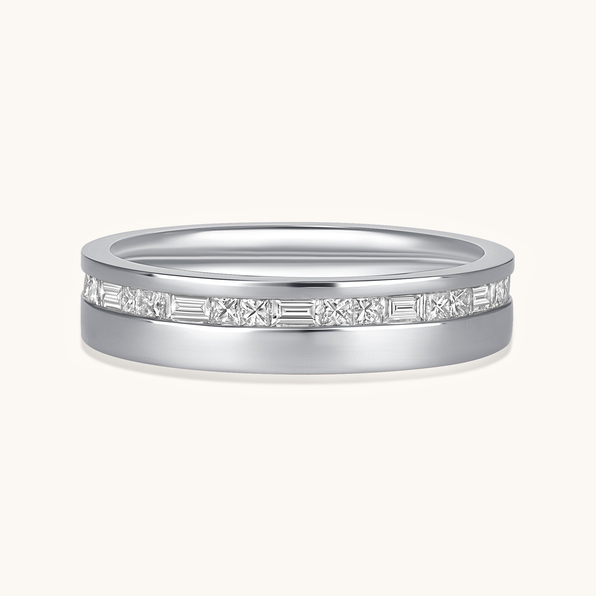Mixed Diamond Band - Happy Jewelers Fine Jewelry Lifetime Warranty