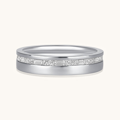 Mixed Diamond Band - Happy Jewelers Fine Jewelry Lifetime Warranty