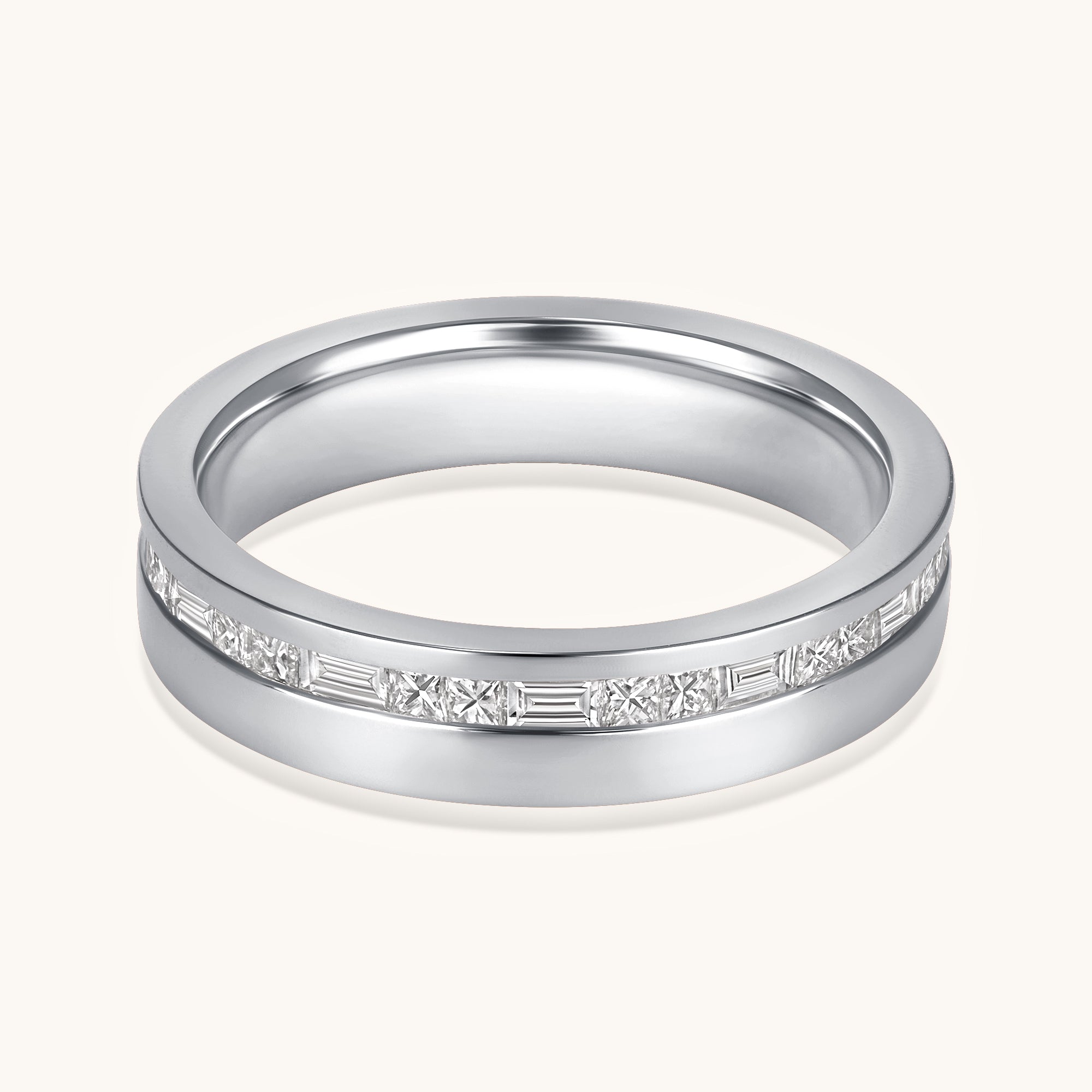 Mixed Diamond Band - Happy Jewelers Fine Jewelry Lifetime Warranty