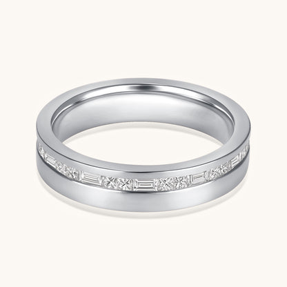 Mixed Diamond Band - Happy Jewelers Fine Jewelry Lifetime Warranty