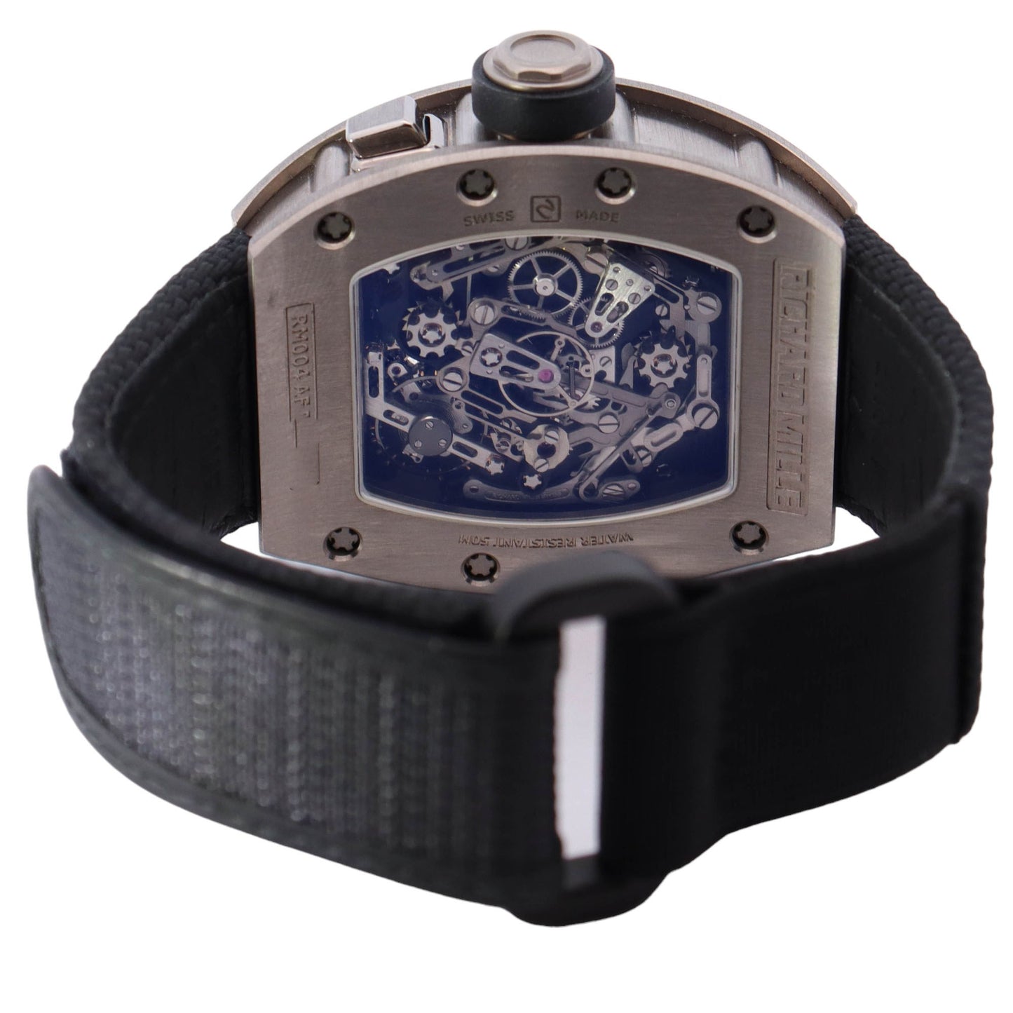 Richard Mille RM004 White Gold 38mm Skeleton Arabic Dial Watch Reference# RM004 - Happy Jewelers Fine Jewelry Lifetime Warranty