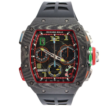 Richard Mille RM65-01 42mm Openwork Dial Watch Ref# RM65-01 - Happy Jewelers Fine Jewelry Lifetime Warranty