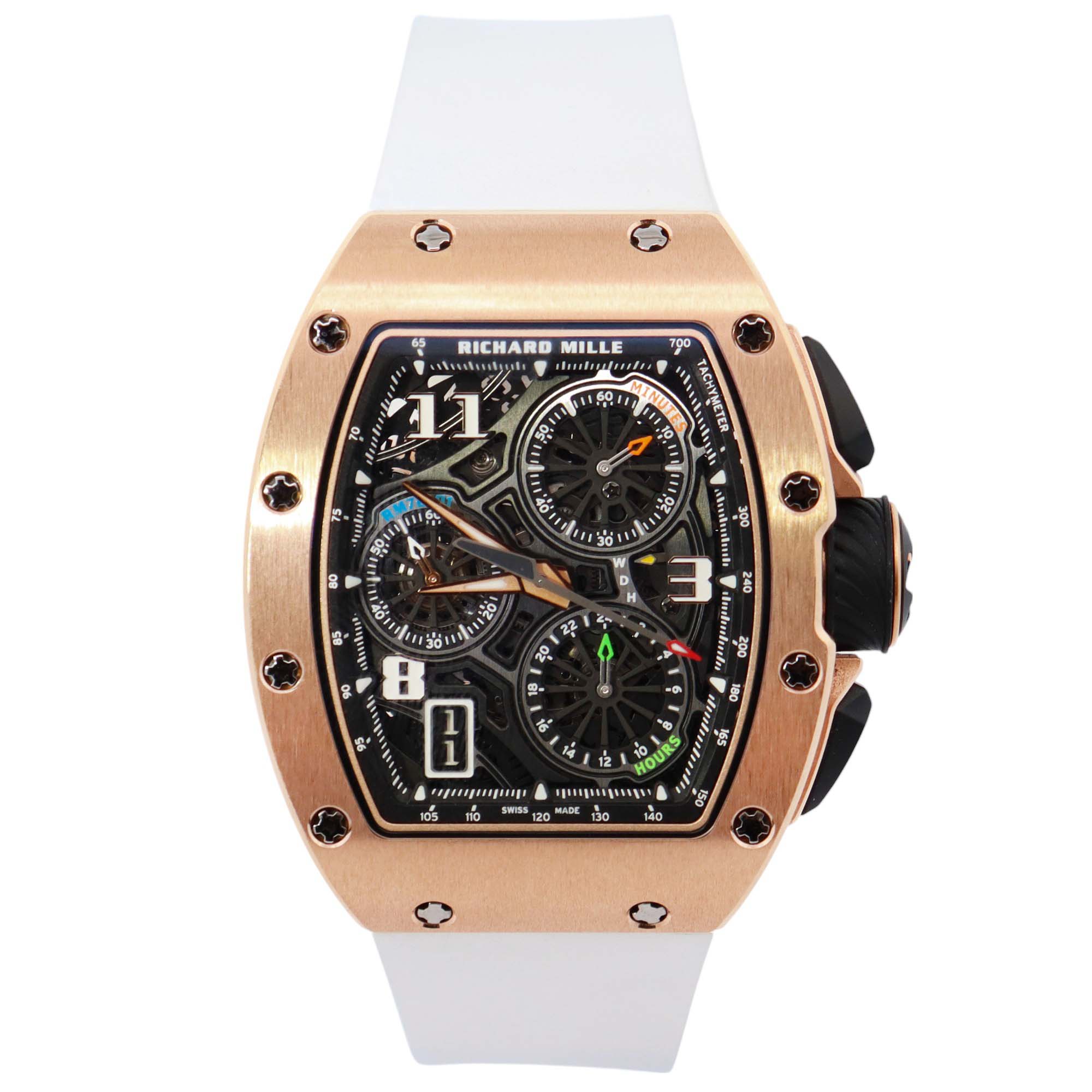 Richard Mille RM72-01 40mm Openwork Dial Watch Ref# RM72-01 - Happy Jewelers Fine Jewelry Lifetime Warranty