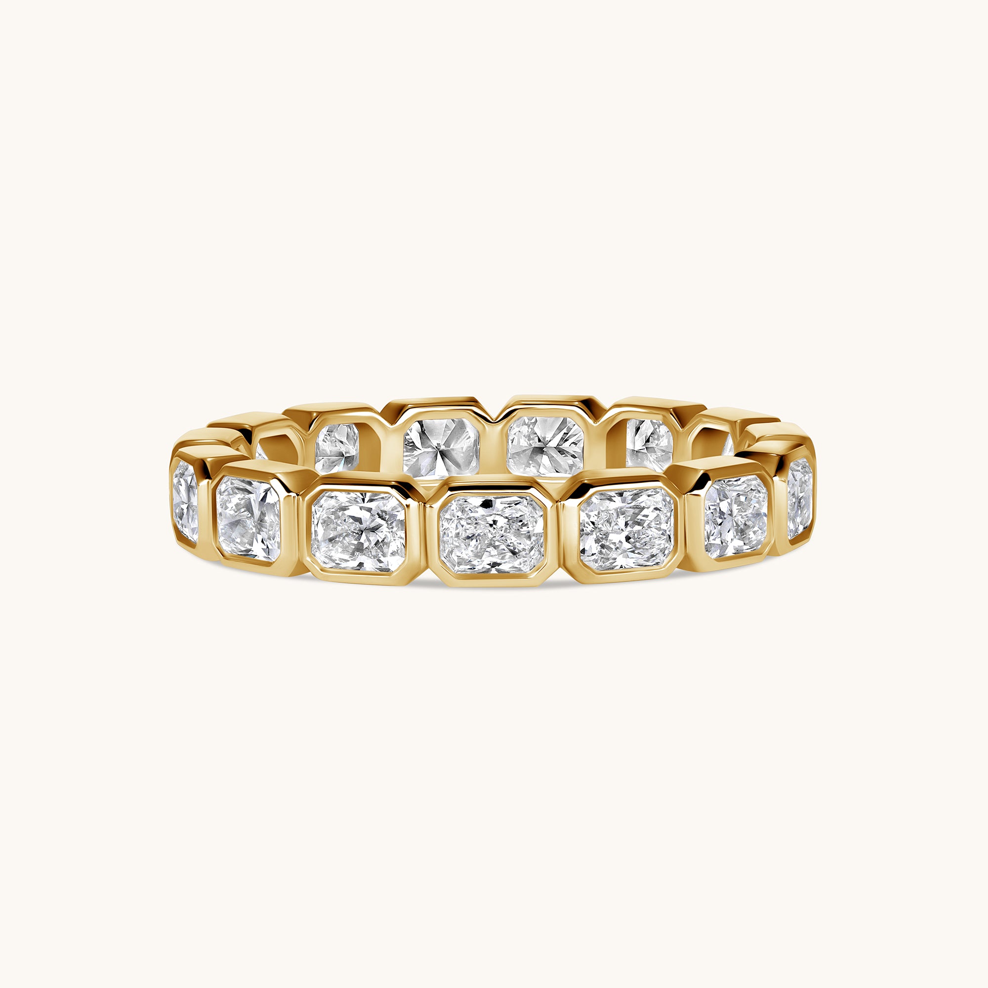 Radiant Lab Diamond East-West Bezel Eternity Band - Happy Jewelers Fine Jewelry Lifetime Warranty