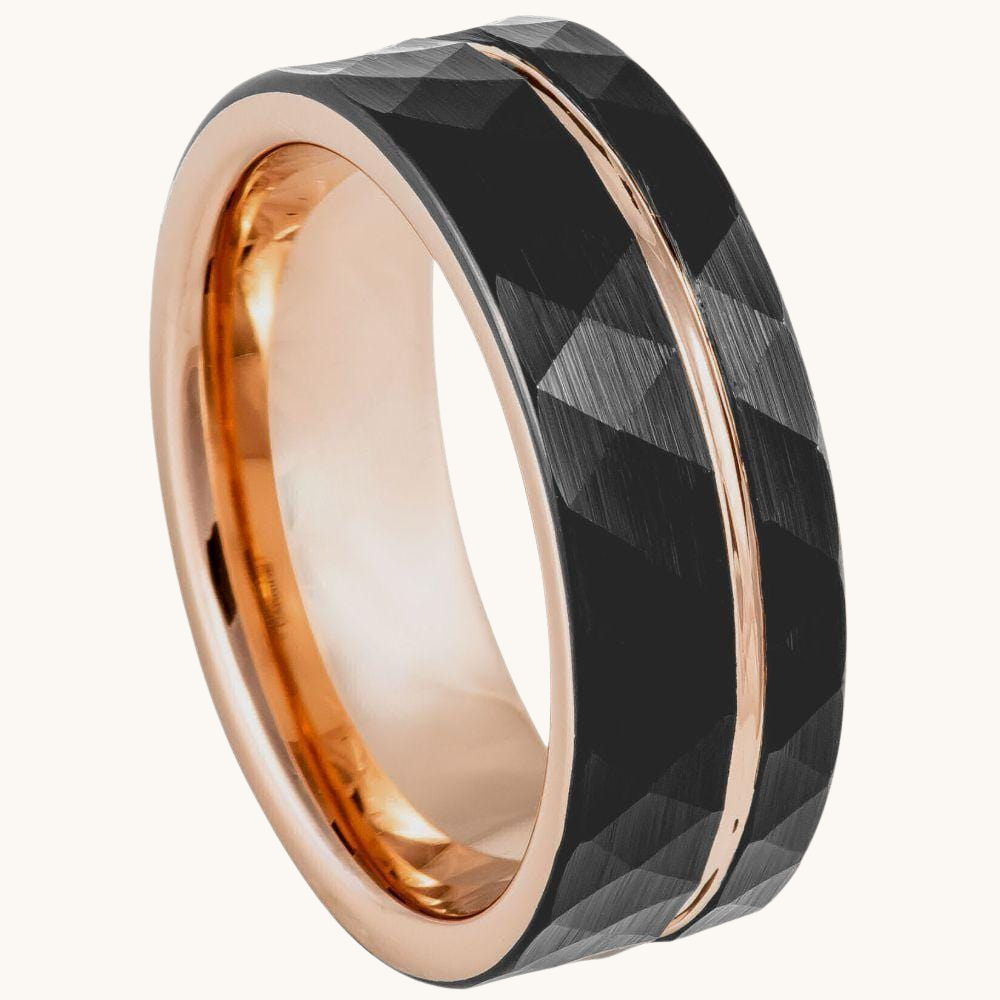 Rose / Black Tungsten Band