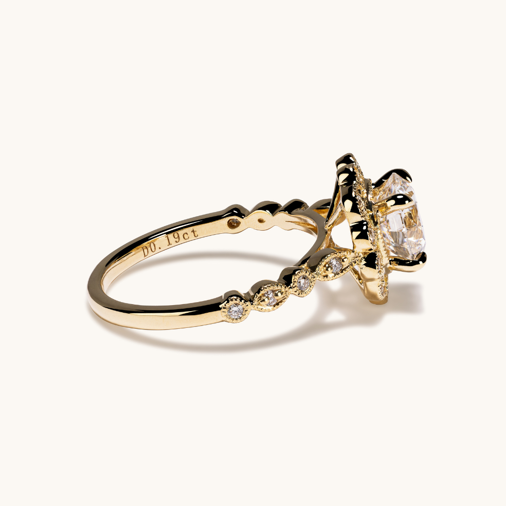 1.51 Round Lab Diamond Engagement Ring