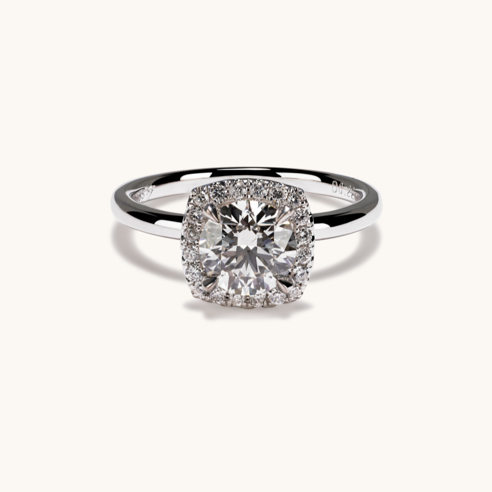 1.23 Round Lab Diamond Engagement Ring - Happy Jewelers Fine Jewelry Lifetime Warranty
