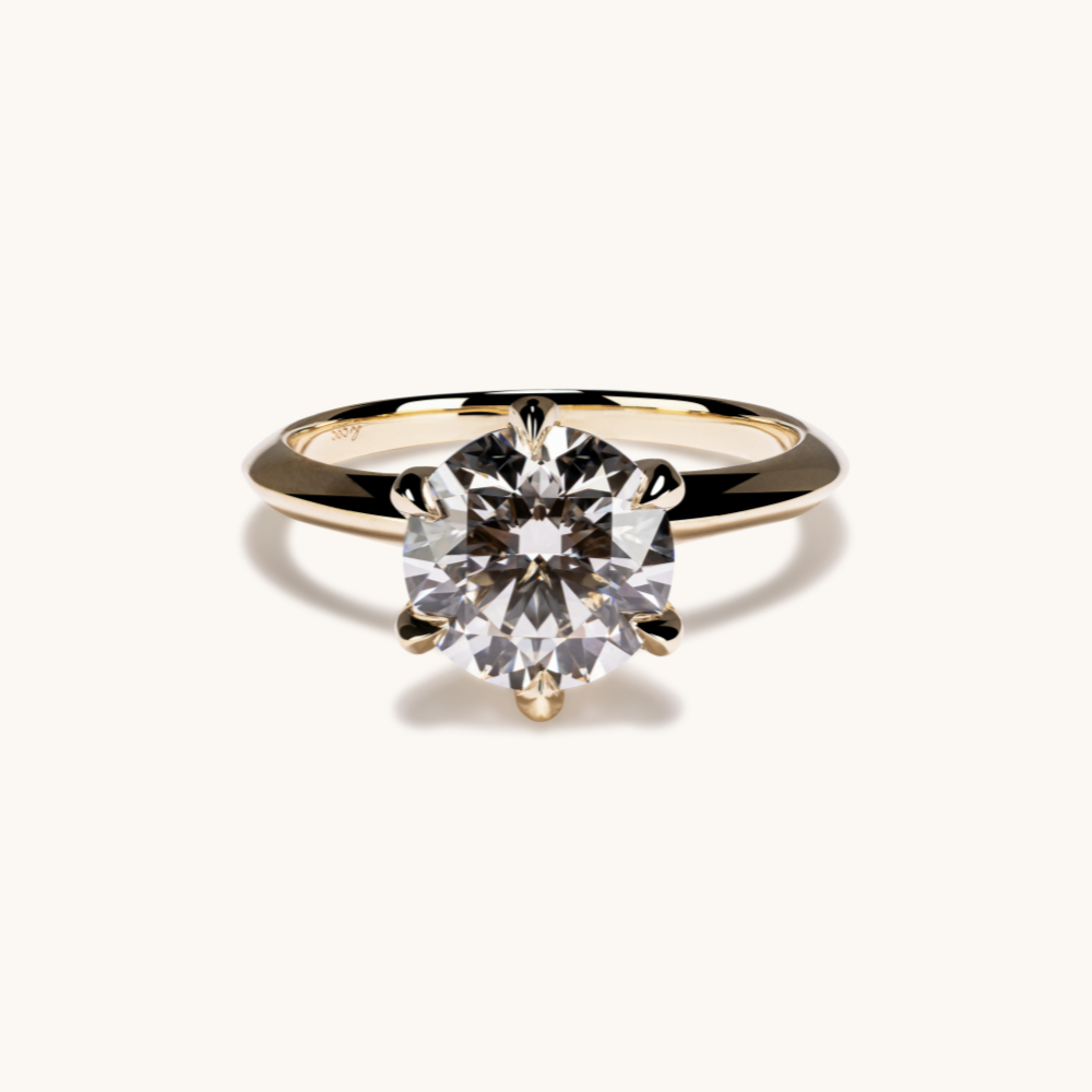 2.28 Round Lab Diamond Engagement Ring