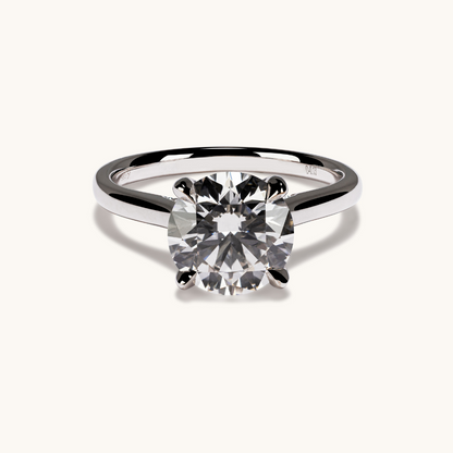 2.56 Round Lab Diamond Engagement Ring - Happy Jewelers Fine Jewelry Lifetime Warranty