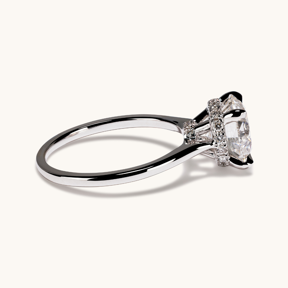 2.55 Round Lab Diamond Engagement Ring