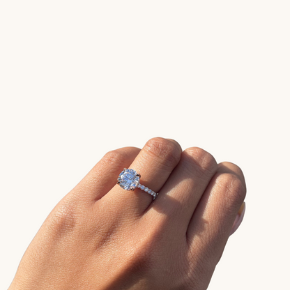 2.74 Round Lab Diamond Engagement Ring - Happy Jewelers Fine Jewelry Lifetime Warranty