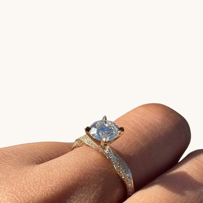 1.20 Round Lab Diamond Engagement Ring - Happy Jewelers Fine Jewelry Lifetime Warranty