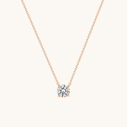 Lab Diamond Solitaire Pendant - Happy Jewelers Fine Jewelry Lifetime Warranty