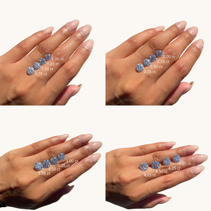 Round Lab Diamond Engagement Ring with Signature Setting - Happy Jewelers Fine Jewelry Lifetime Warranty