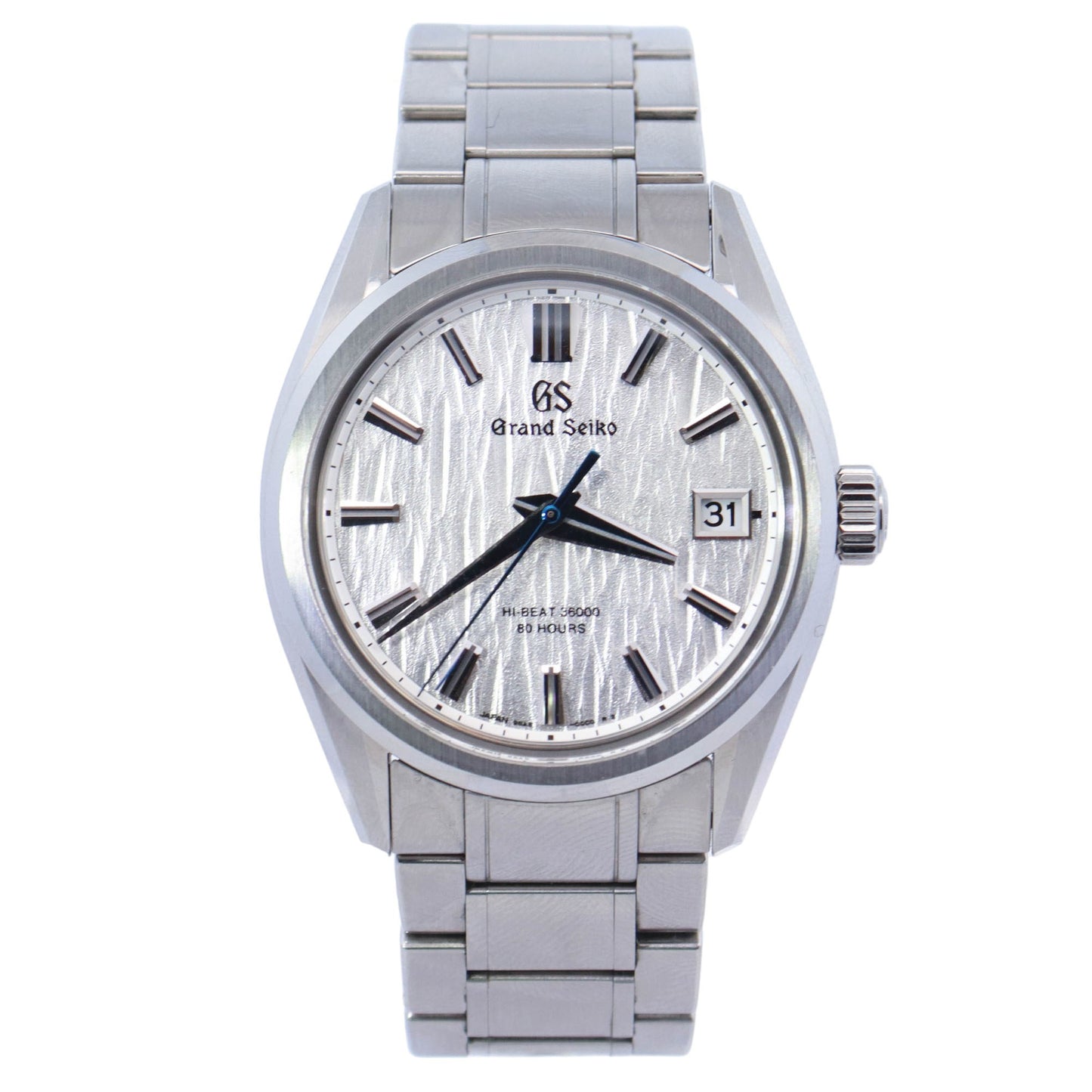 Grand Seiko Evolution 9 "Shirakaba White Birch" Stainless Steel 40mm White Birch Stick Dial Watch Reference #: SLGH005 - Happy Jewelers Fine Jewelry Lifetime Warranty