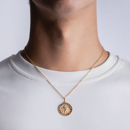 Saint Christopher Medallion Pendant