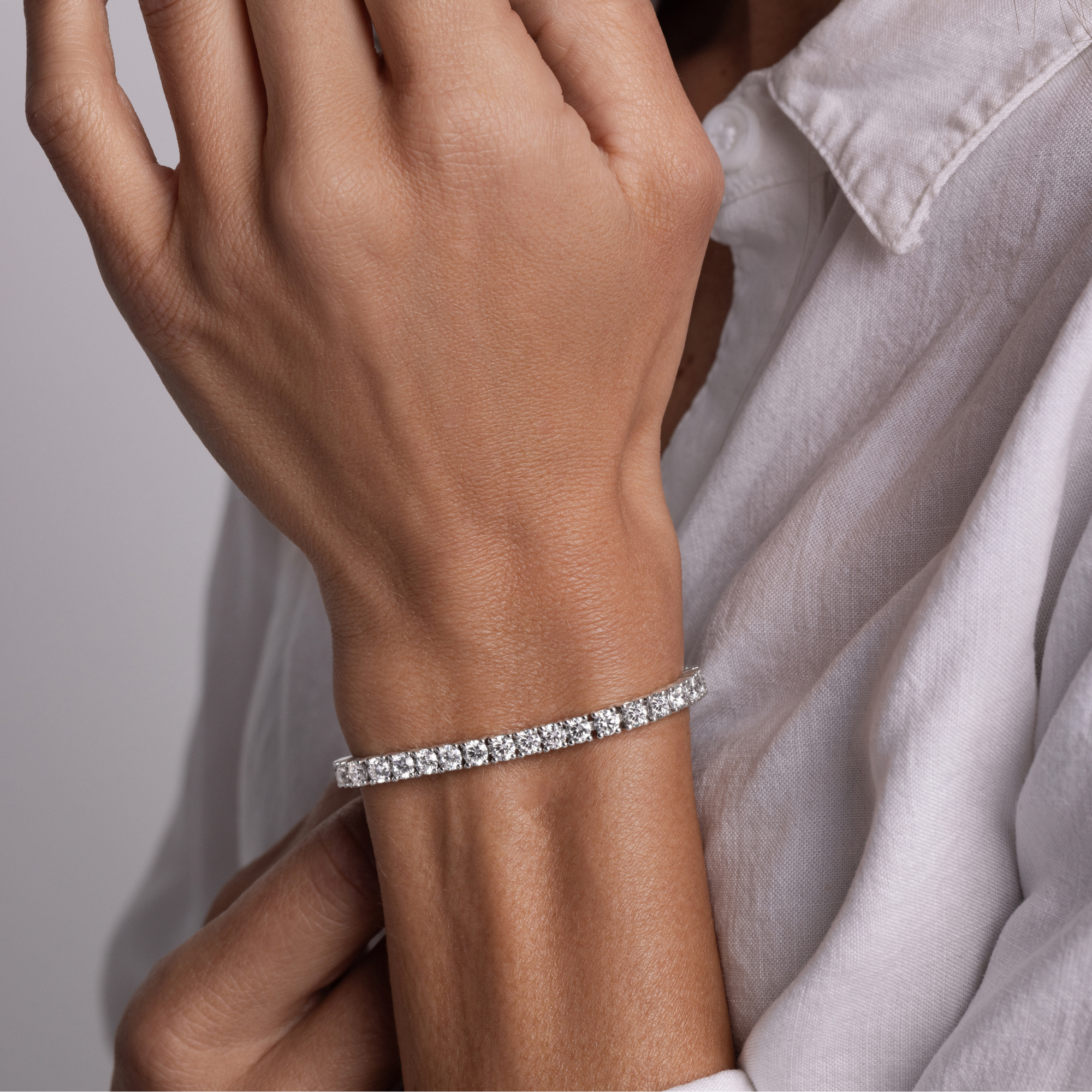 Lab Grown Diamond Tennis Bracelet - Happy Jewelers Fine Jewelry Lifetime Warranty