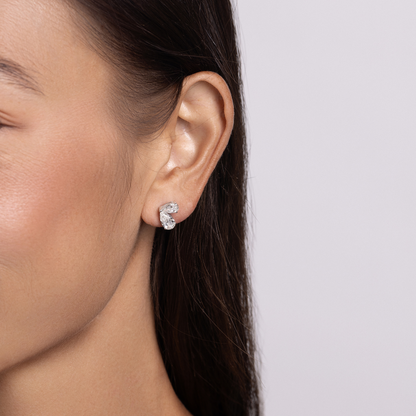 Pear Lab Diamond Toi et Moi Stud Earrings - Happy Jewelers Fine Jewelry Lifetime Warranty