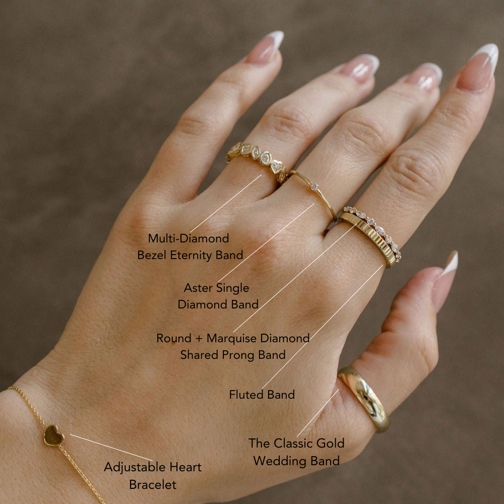 Multi-Diamond Bezel Eternity Band - Happy Jewelers Fine Jewelry Lifetime Warranty